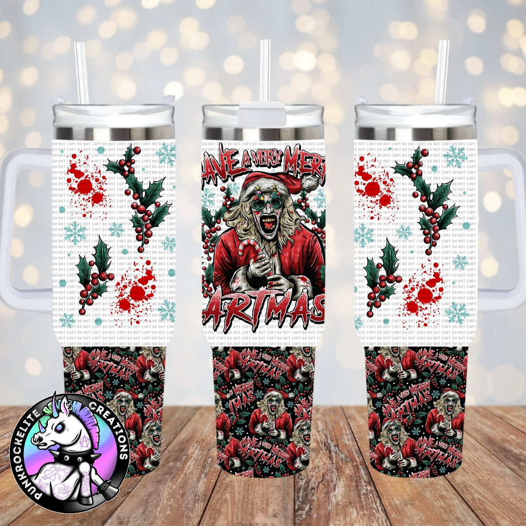 Artmas 40oz quencher