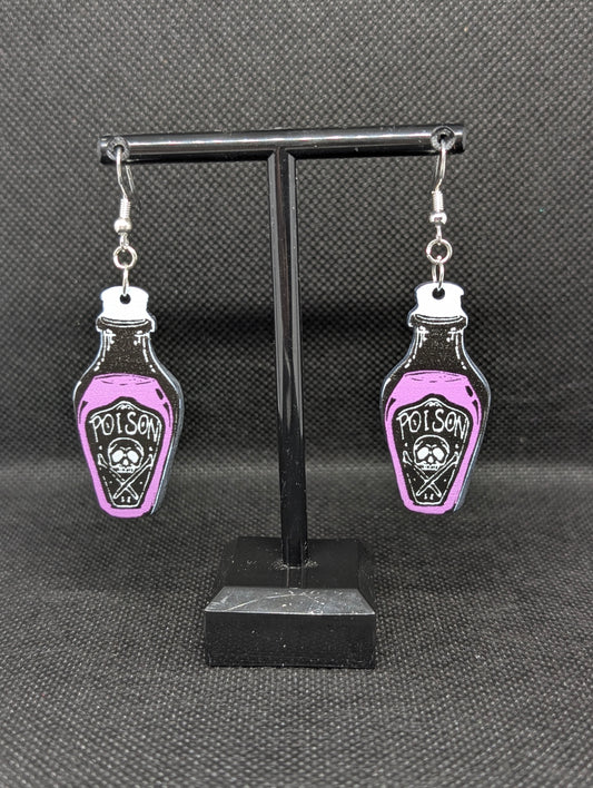 Poison Bottle earrings