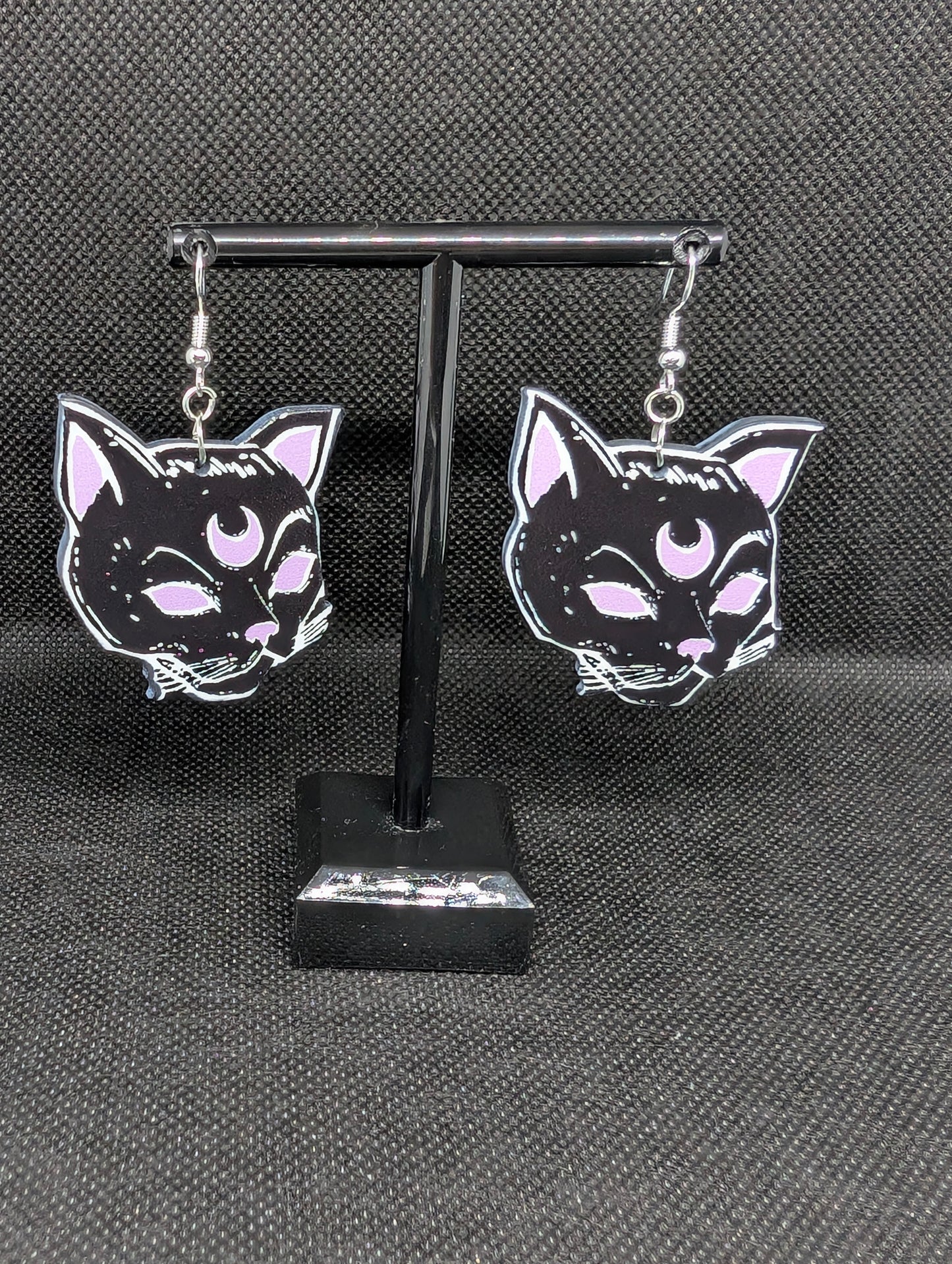 Moon Cat earrings