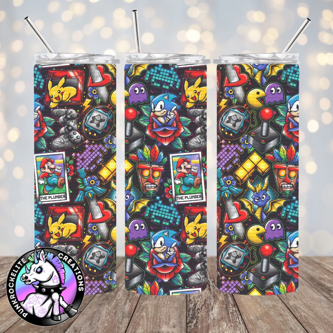 Retro Gaming Tumbler