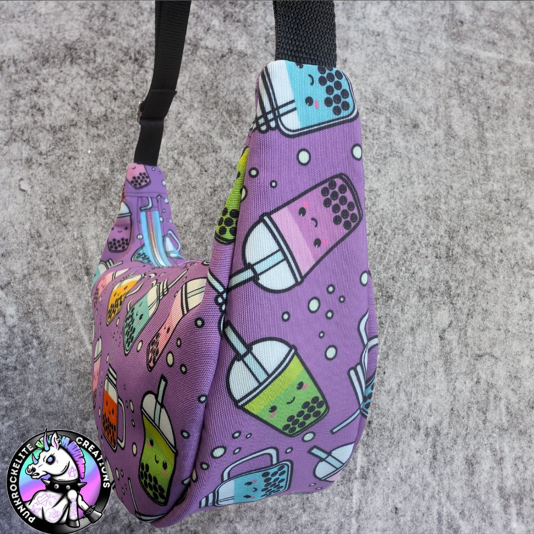 Bubble Tea Crescent Crossbody