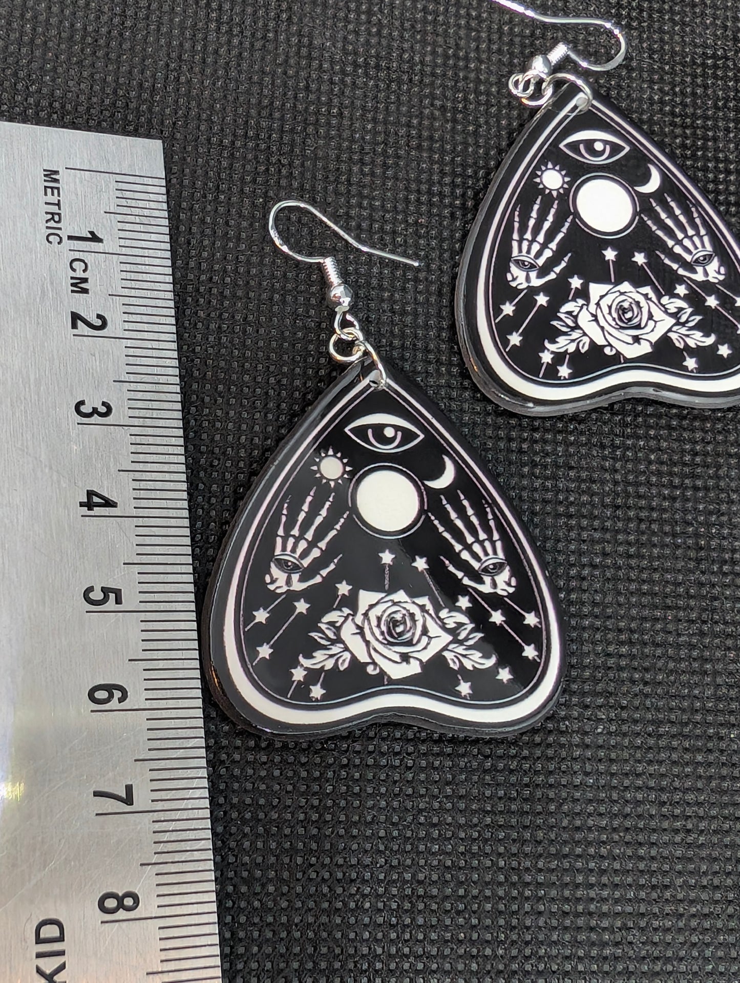 Planchette style earrings