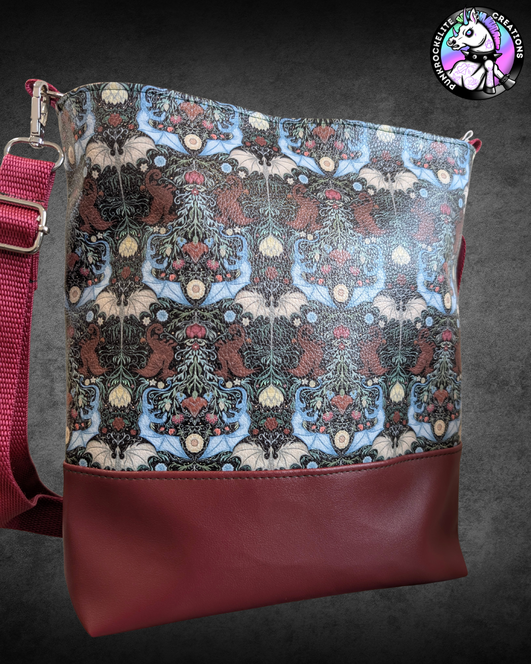 Dragon Mini Tote Crossbody Bag