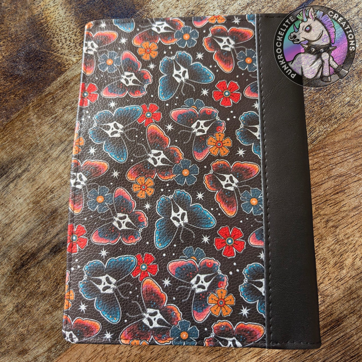 Ghostface Moth Notebook Cover