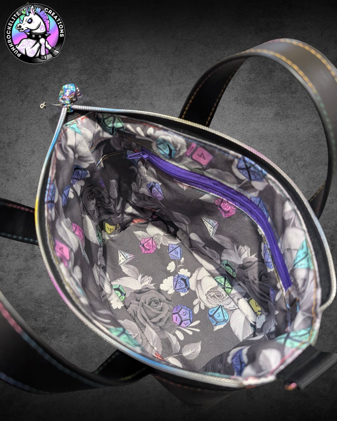 Dice and Roses Totini Handbag