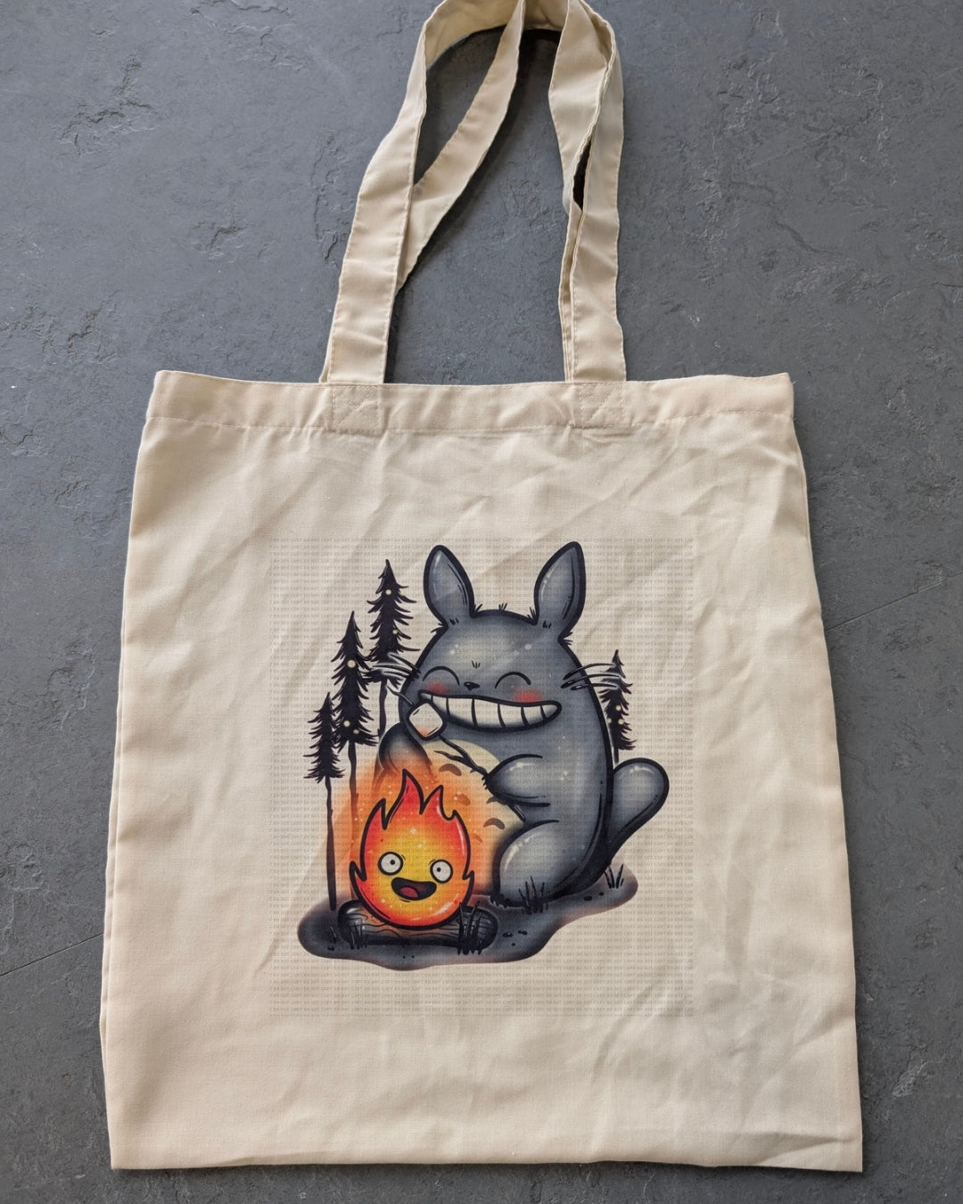 Totoro using Calcifur Tote Bag