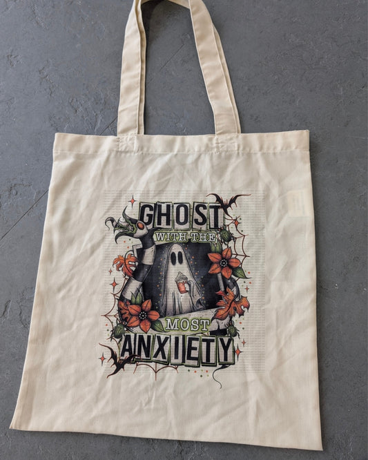 Anxiety Ghost Tote Bag