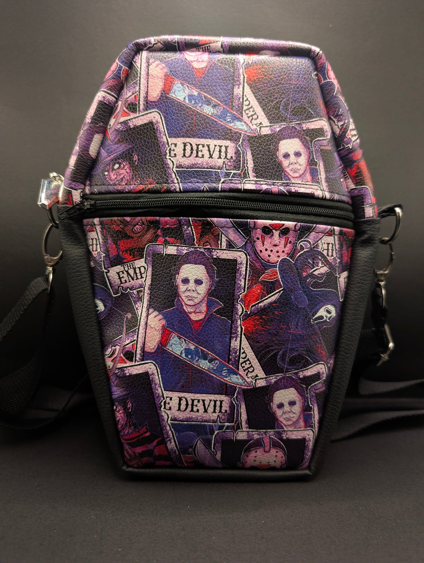 Tarot Horror Guys Coffin Bag