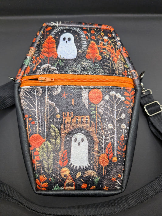 Haunted Ghosts Coffin Bag