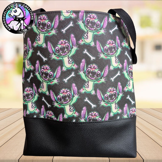 Zombie Alien Tote Bag