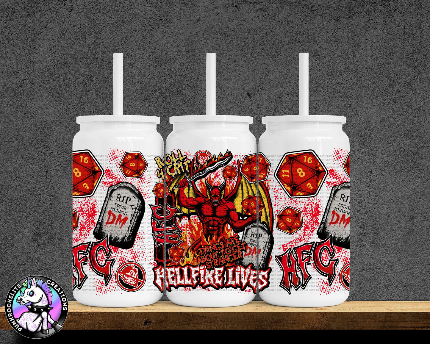 HellFire Lives Stainless Steel Can