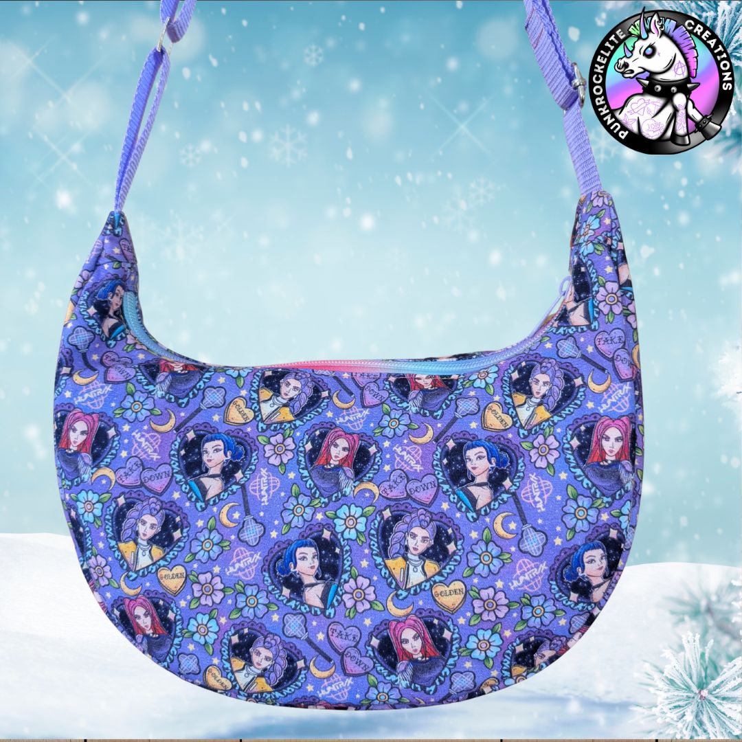 Demon Hunters Crescent Crossbody