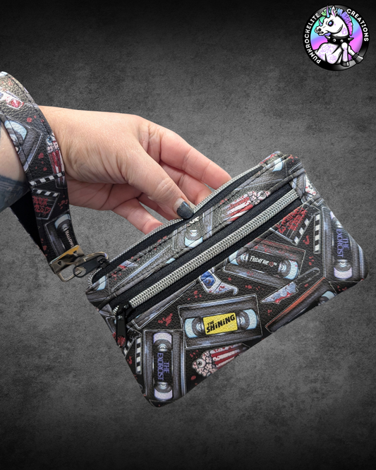 Horror Video Tapes Wallet/Clutch