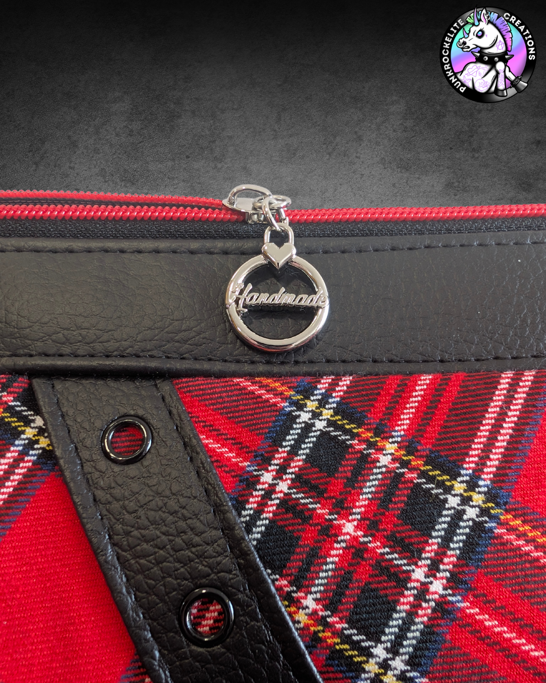 Red Tartan Handbag