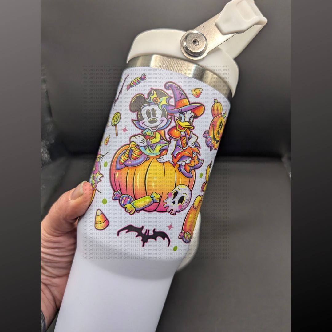 Cartoon Halloween 30oz Swing Handle Tumbler