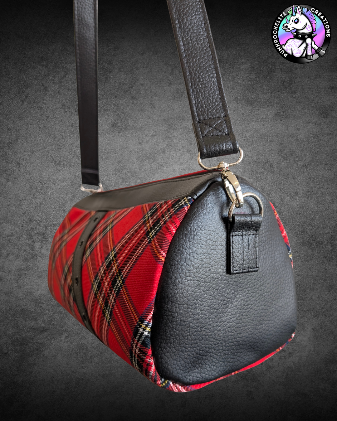 Red Tartan Handbag