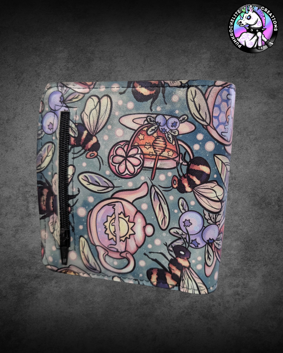 Bees and Honey Tea Wallet