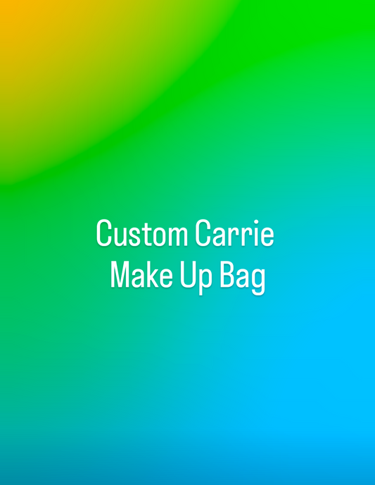 Custom Carrie Make Up Bag