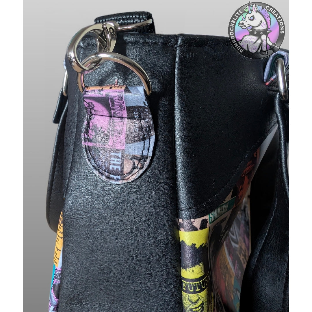 Rock/Punk Music Print Handbag