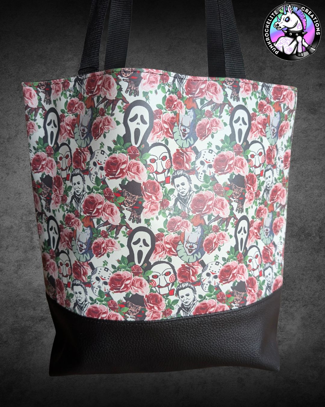 Horror Icons Roses Tote