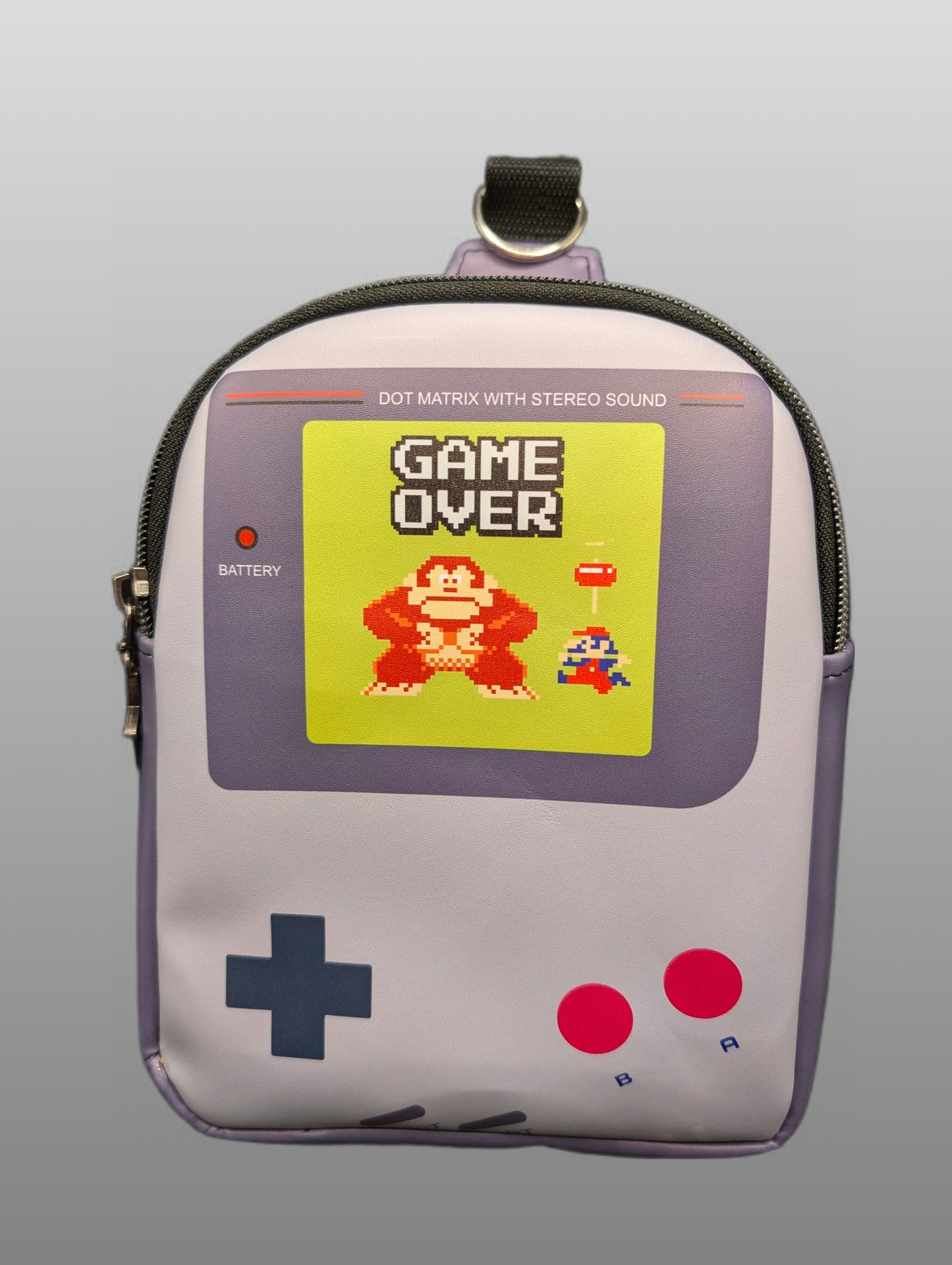 Donkey Kong Inspired Crossbody Backpack