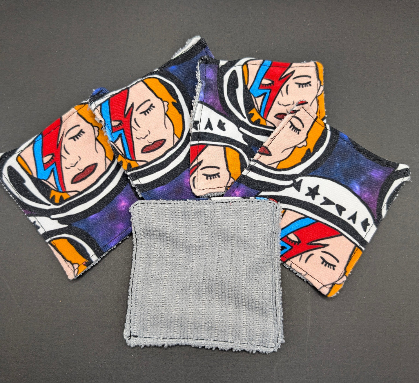 Bowie Inspired Reusable Face Wipes