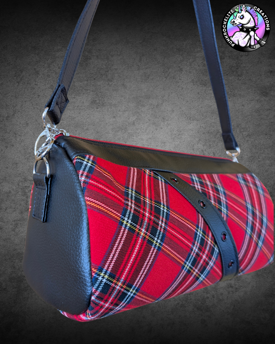 Red Tartan Handbag