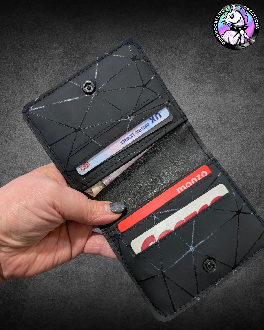 Black Shapes Wallet