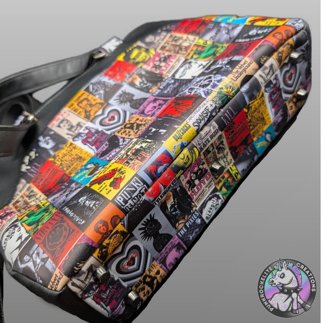 Rock/Punk Music Print Handbag