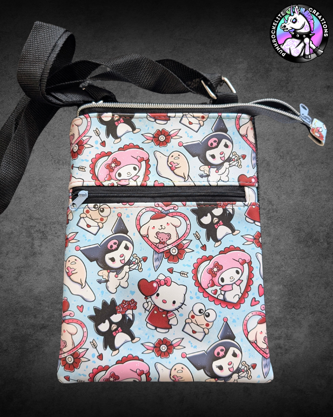 Hello Love Kitty Crossbody Bag