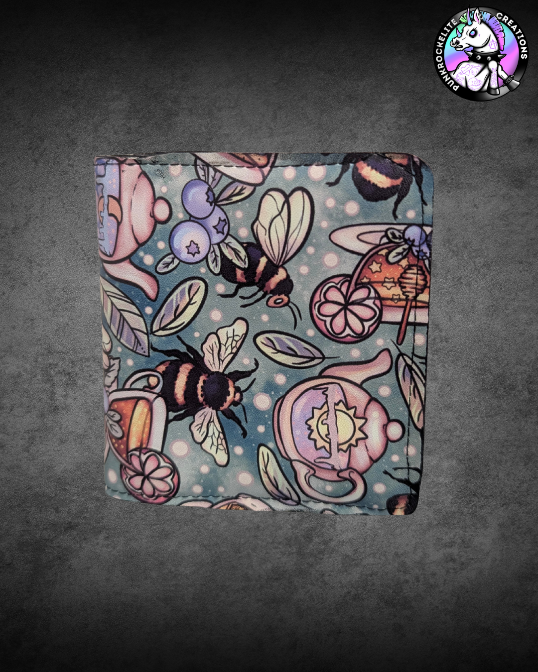 Bees and Honey Tea Wallet