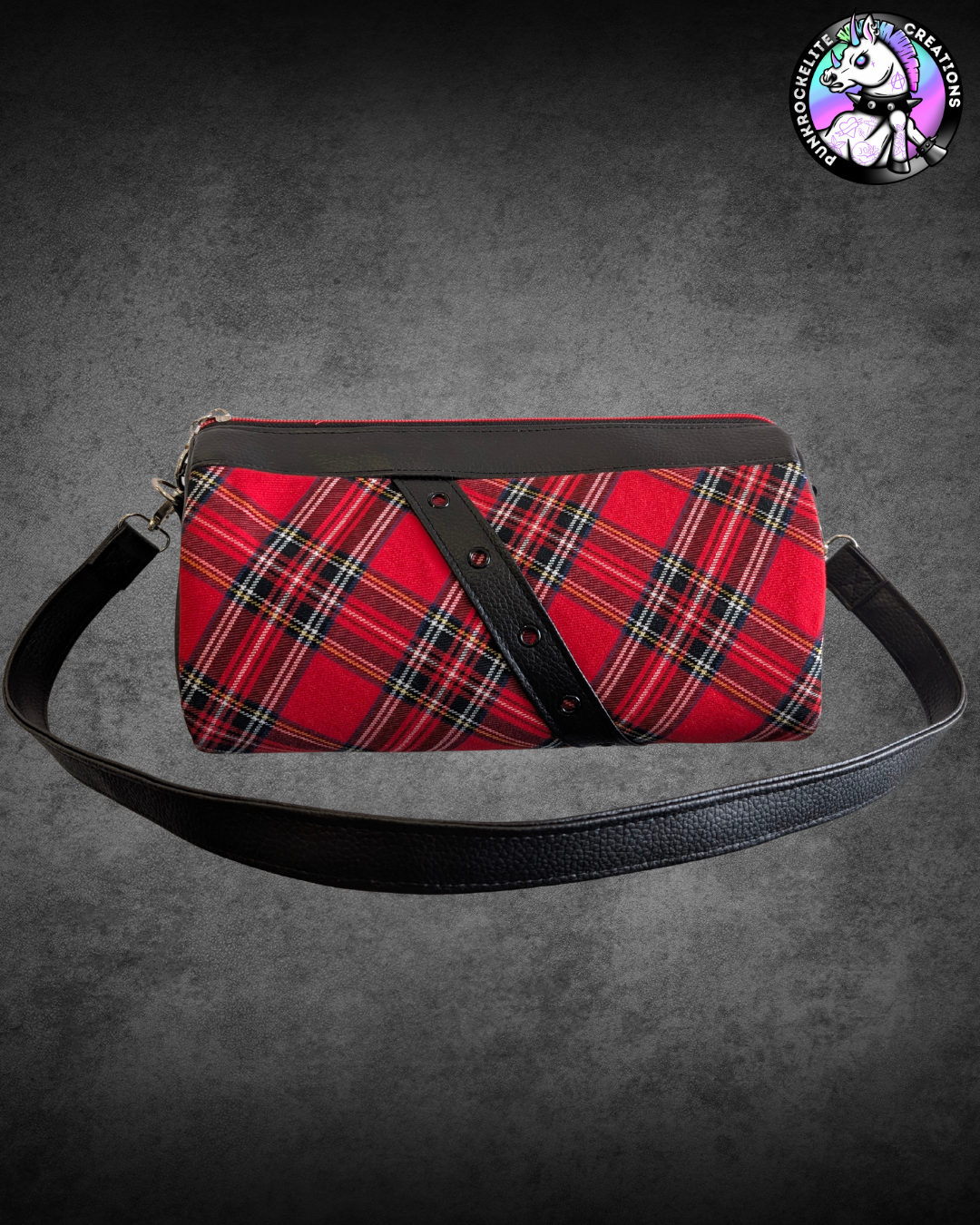 Red Tartan Handbag