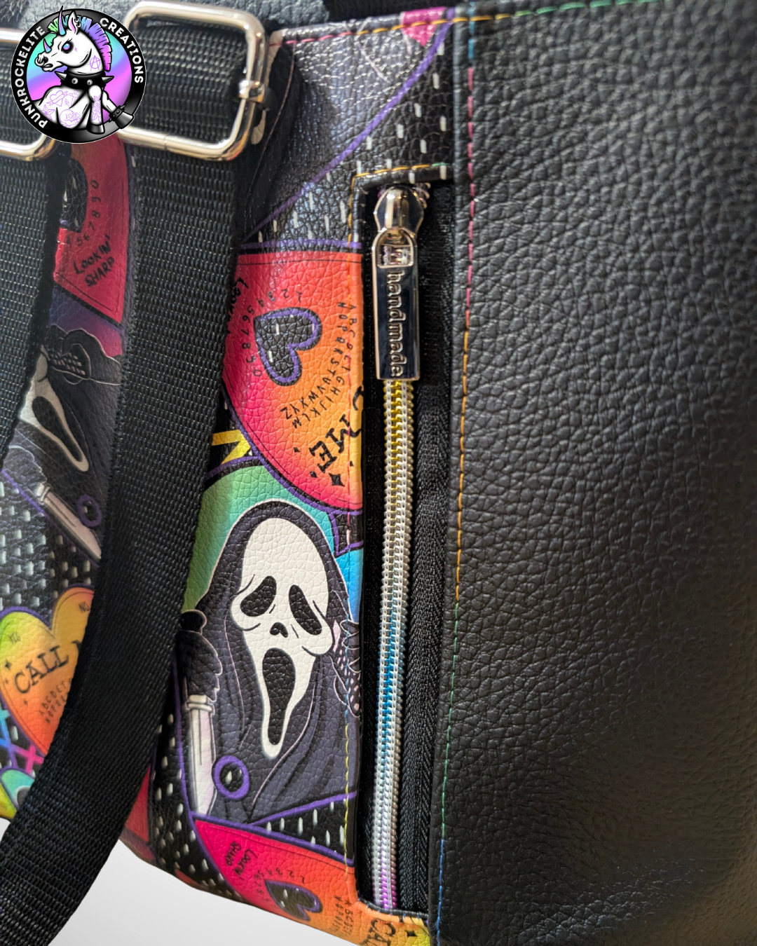 Rainbow Ghost Face Backpack