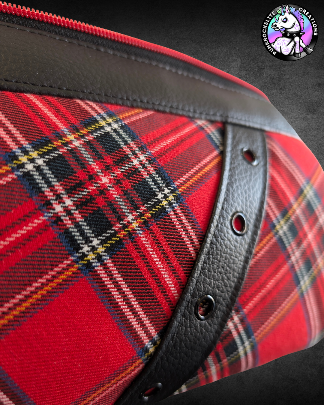 Red Tartan Handbag
