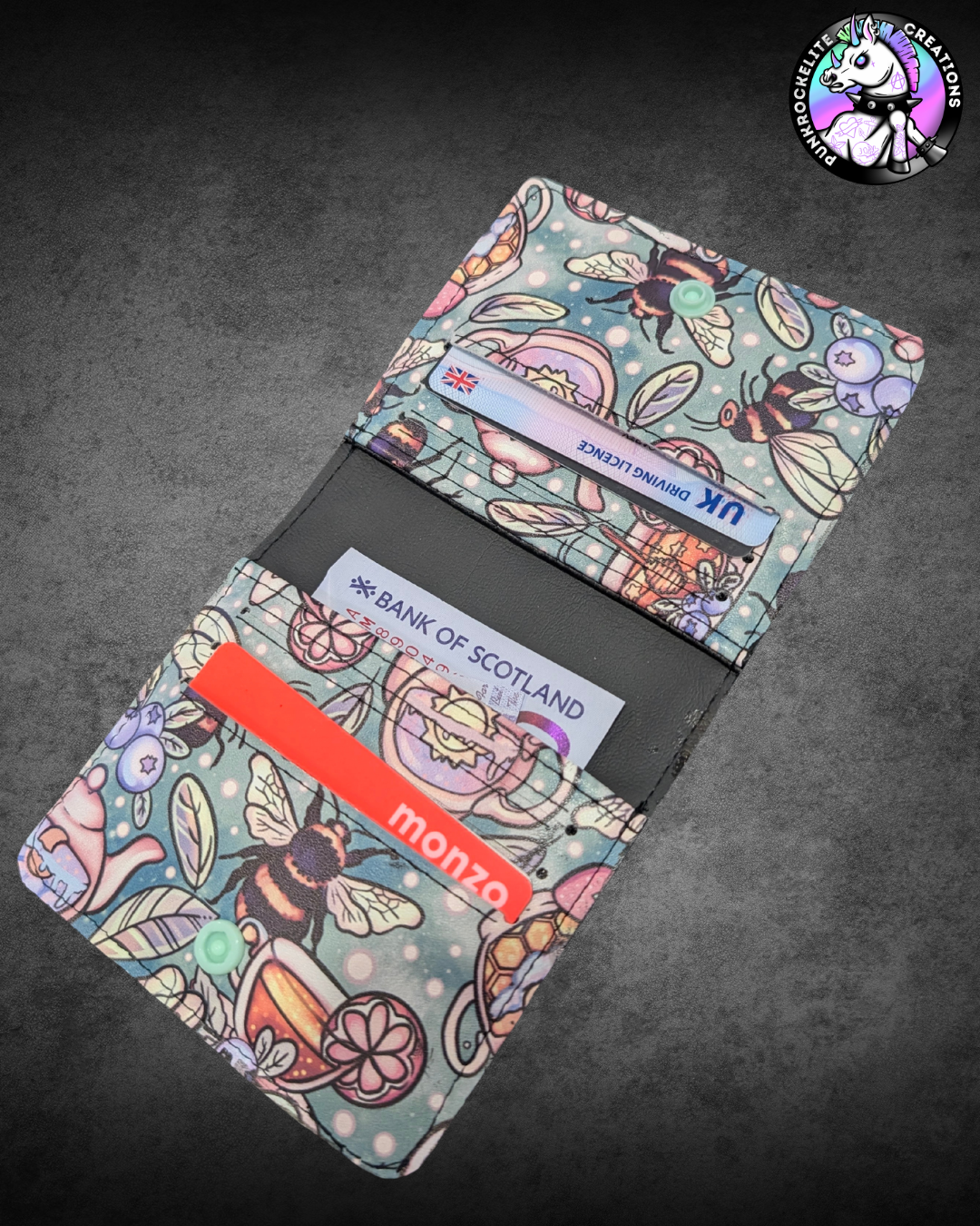 Bees and Honey Tea Wallet